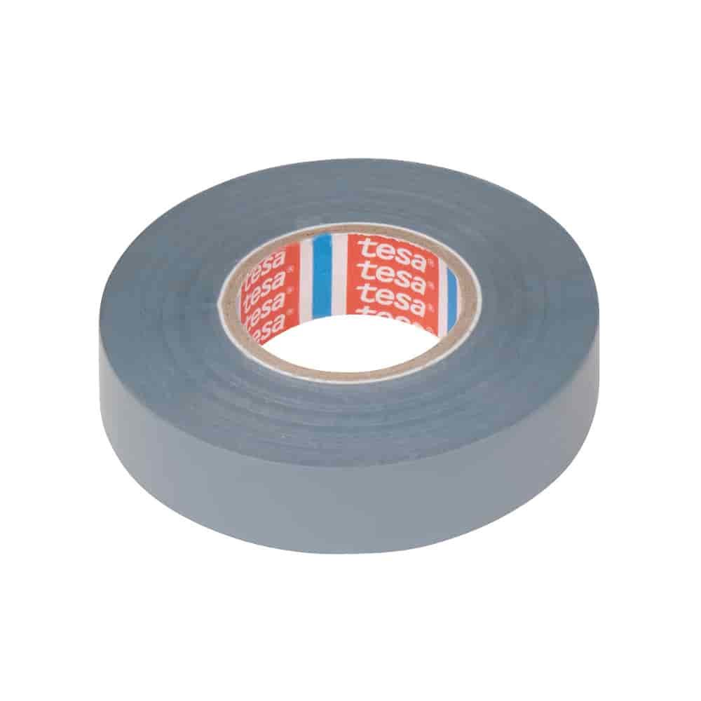 grau Isotape PVC Band 19mm x 25m Rolle Zumbelband Isolierband Isotape 
