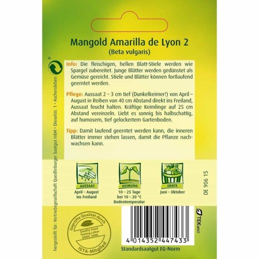 Mangold, Amarilla de Lyon 2
