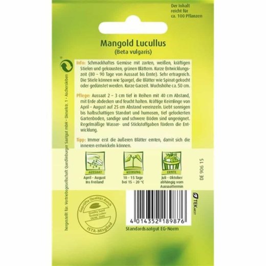 Mangold, Lucullus - 50 g