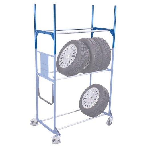 zusätzliche Etage für Reifenwagen / Reifenregal 150 kg Traglast