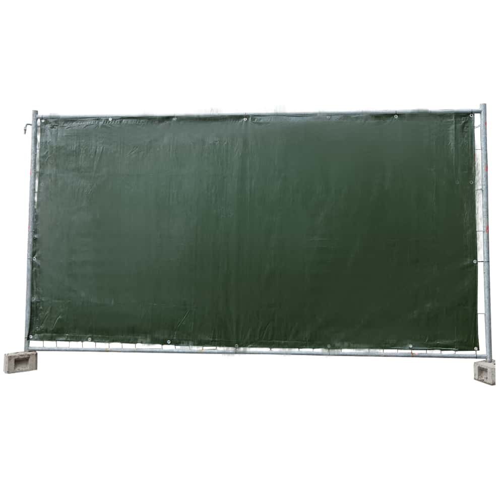 Bauzaunplane 160g/m² 1,76m x 3,41m Farbe wählbar-0