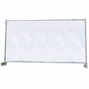 Bauzaunplane 160g/m² 1,76m x 3,41m Farbe wählbar-1