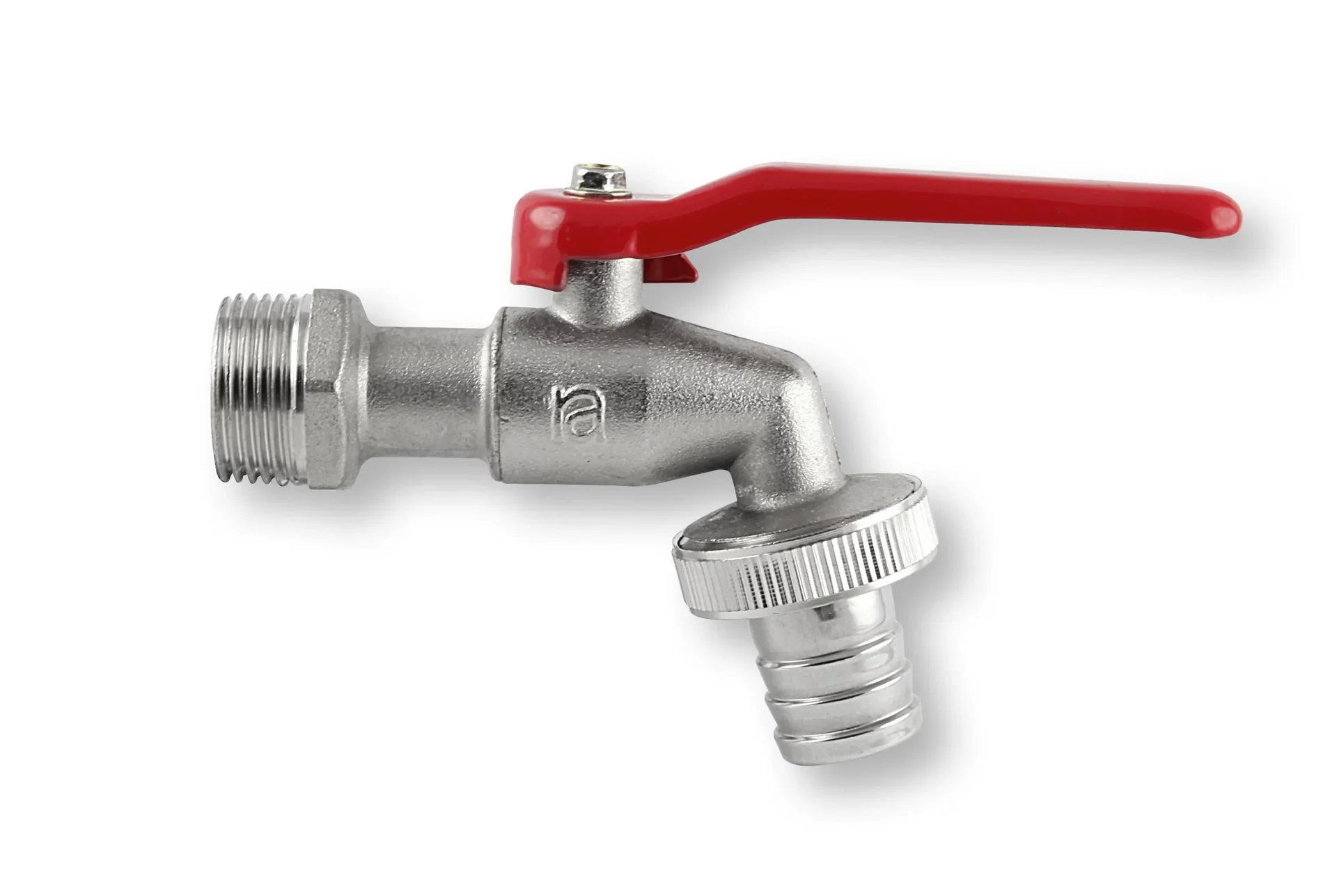 Kugelauslaufhahn 3/4", Gewindegröße 1" am Ausgang - 0