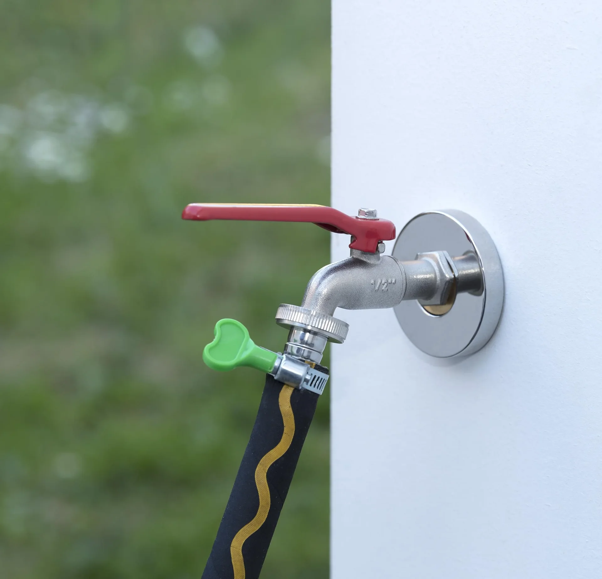 Kugelauslaufhahn 1/2", Gewindegröße 3/4" am Ausgang - 2