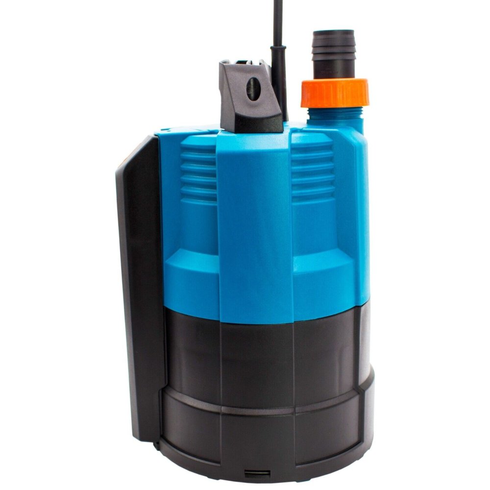 Tauchpumpe, Brunnenpumpe, Unterwasserpumpe 1" x 1 1/4" Außengewinde, 2,4A, 230VAC, Blau IPC 550, Typ IPC Flachsaugend-1