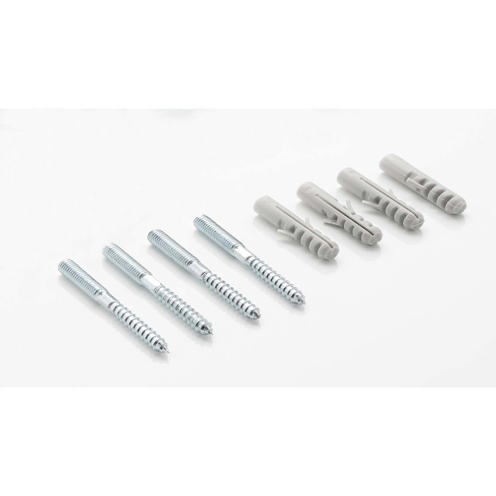NMC Befestigungsschellen für Aeroline, Montagematerial - Stockschrauben, Ovalschellen, Dübel, DN 20/DN25 PRO, Edelstahl, Größe 3-1
