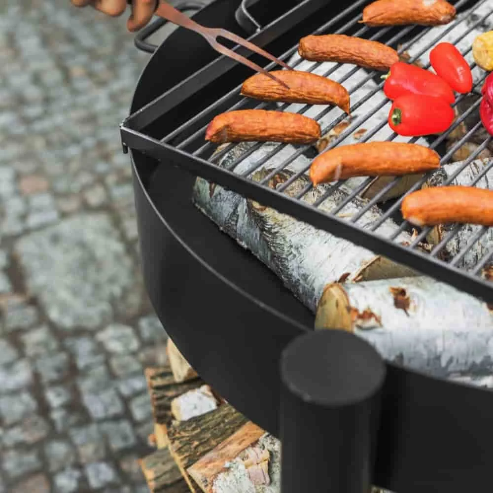 Feuerschale hoch „MONTANA“ 70 cm - aus Naturstahl-3