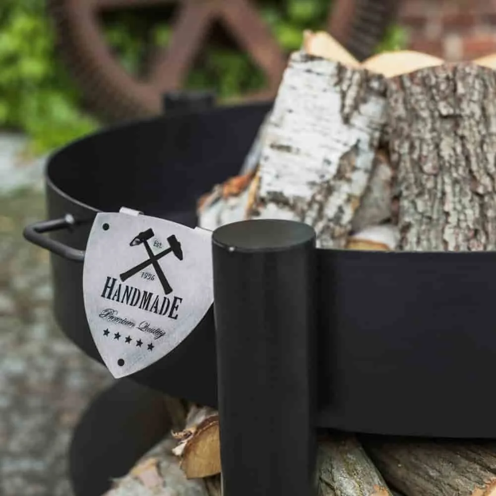 Feuerschale hoch „MONTANA“ 70 cm - aus Naturstahl-4