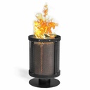Feuerkorb für Schwedenfeuer „DAKAR“ - aus Naturstahl-0