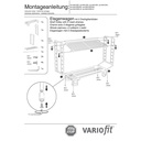 Etagenwagen mit 2 Drahtgitterböden pulverbeschichtet 250 kg Traglast Typ M + EasySTOP-0