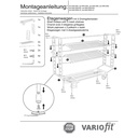 Etagenwagen mit 3 Drahtgitterböden verzinkt 250 kg Traglast Typ M + EasySTOP-0