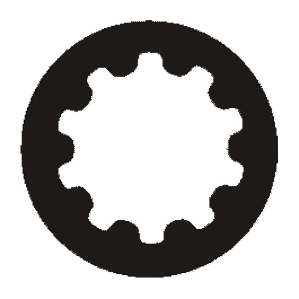 Maul- Ringschlüssel mit Spline-Ausführung SW 30