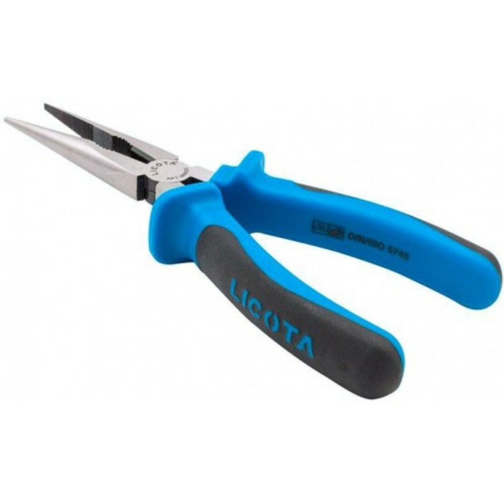 Spitzzange 140mm Flachrundzange mit Schneide DIN ISO 5745 + GS - #190926