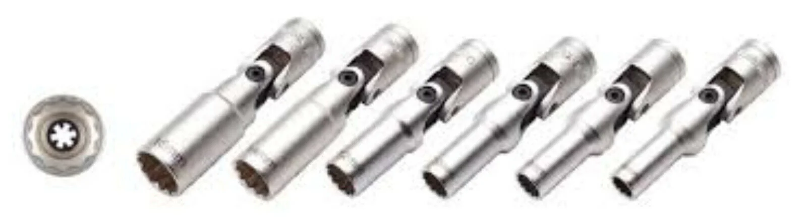 3/8" Gelenk-Glühkerzenschlüssel 12pt SW 10 x 75mm (5 St.)