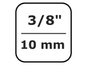 3/8" Gleitgriff 200mm Cr.V (10 St.)
