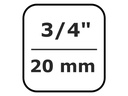 3/4" 6pt Nuss SW 32 (4 St.)