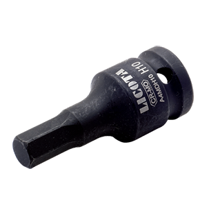Schlagschrauber Steckschlüssel-Set Cr-Mo 1/2" Innensechskant 6-19mm 8tlg. 78Mm#_3