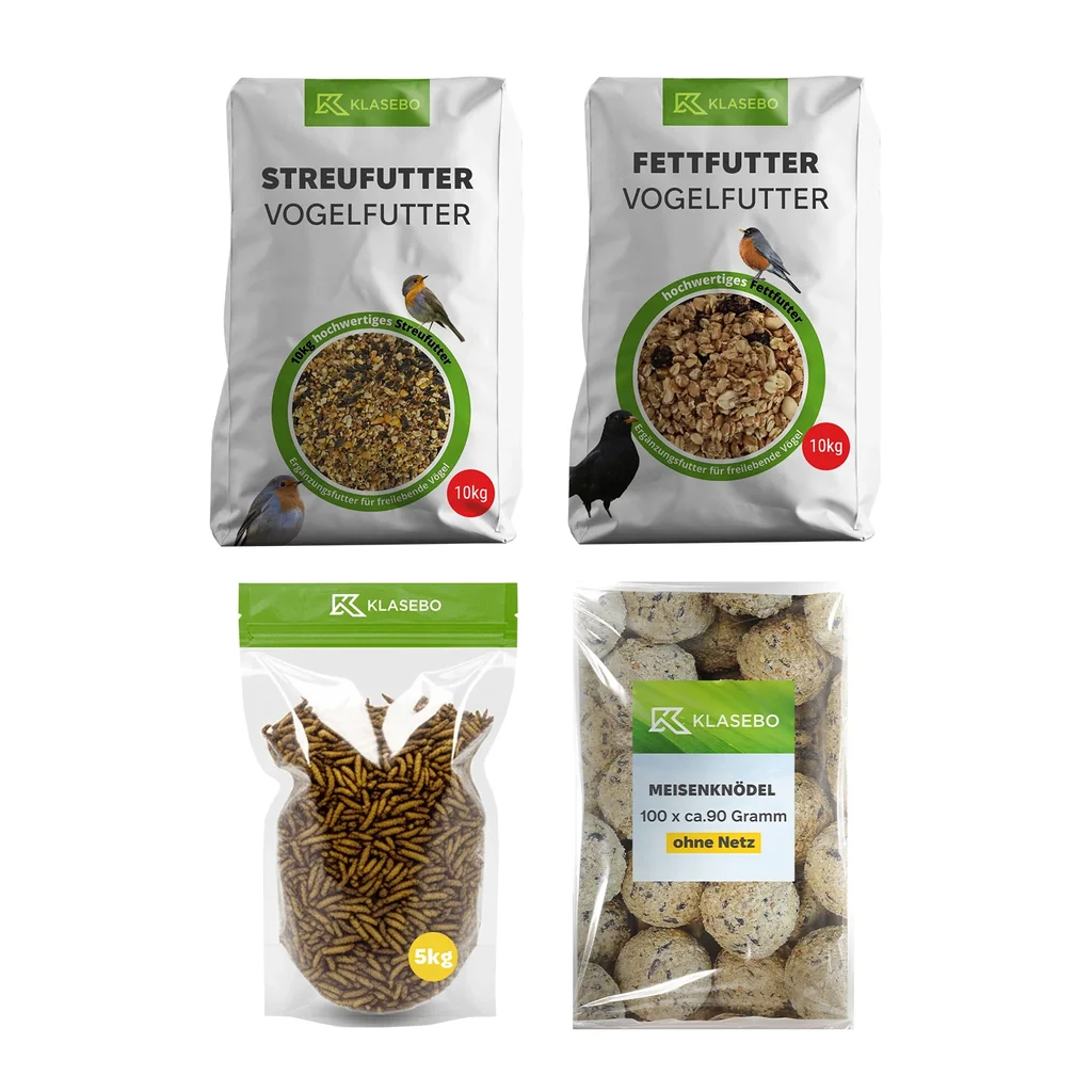 2-Set Für alle Gefiederten - Vogelfutter , wildvogelfutter.webp