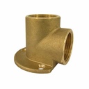 Gewindefitting Messing Wandscheibe 1/2" IG  x 1/2" IG
