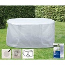 Gartentisch Schutzhülle, transparent, 143x93x83cm, Tisch Abdeckung, wasserabweisend