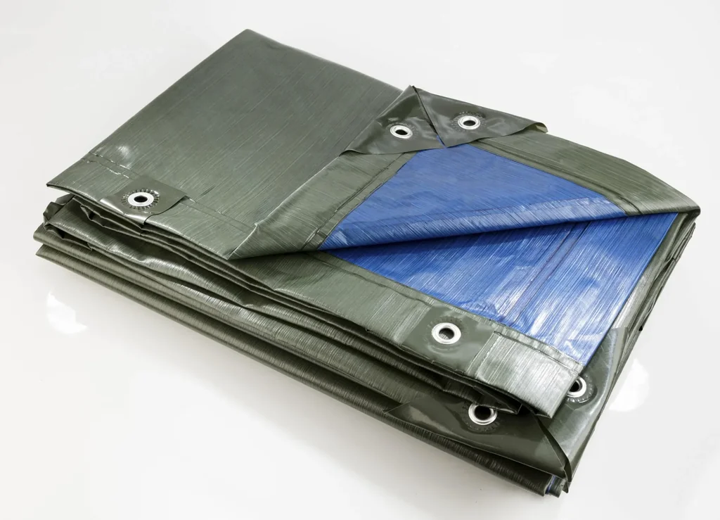 Abdeckplane, grün/blau, super stark 250 g/ m²,3 x 4 m