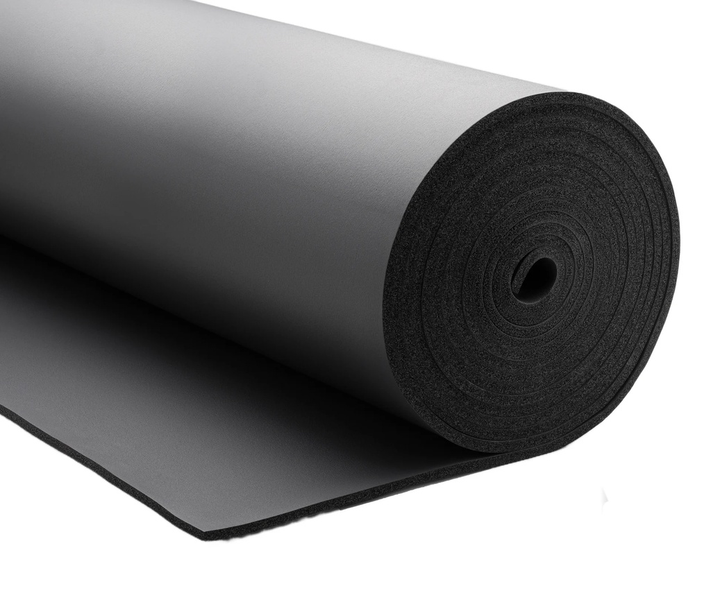 Rohrisolierung AEROFLEX HT Roll, 38 mm Dämmdicke, 1 m Rollenbreite, EPDM, schwarz