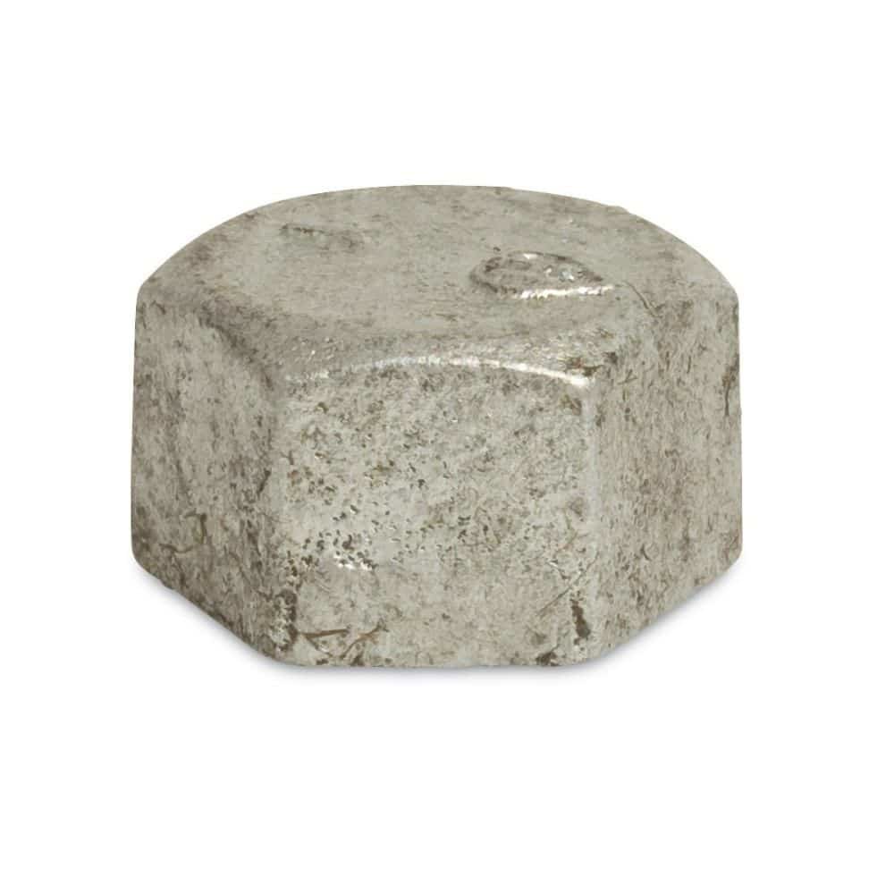 Gewindefitting Temperguss Kappe Hexagon 1/4 IG