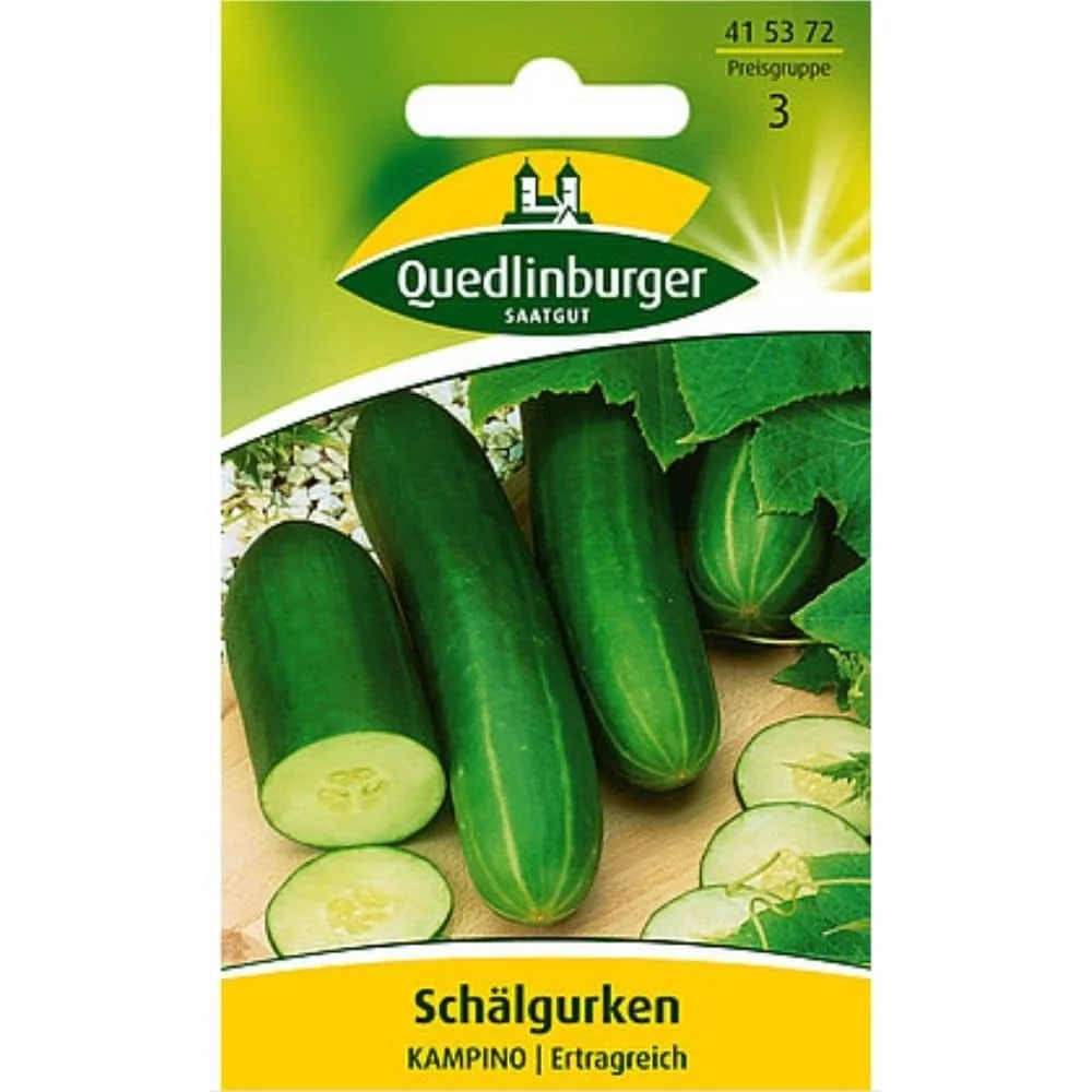 Schälgurke Kampino, Saatgut für Einlegegurken & Freiland Anbau