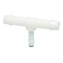 Schlauchverbinder, T-Stück reduziert, Kunststoff, 8 mm x 6 mm x 8 mm