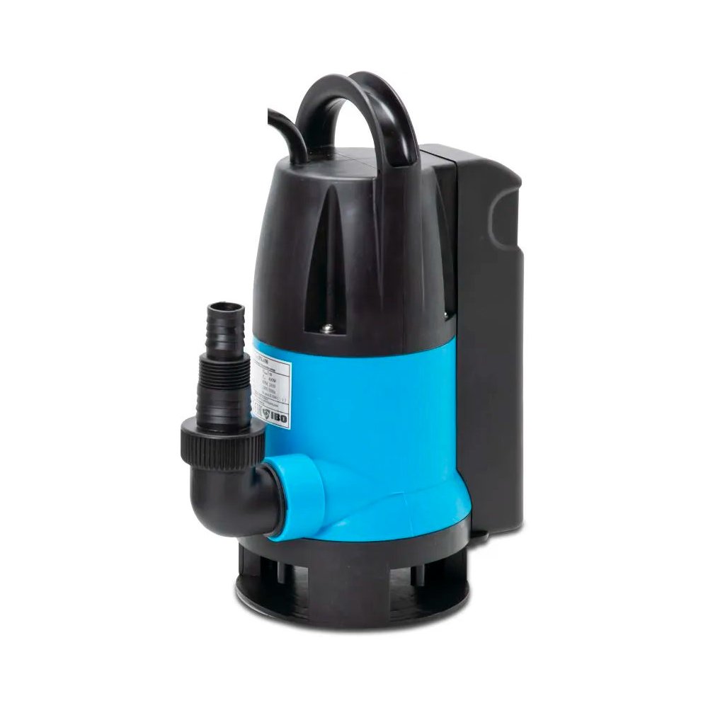 Tauchpumpe, Brunnenpumpe, Unterwasserpumpe 1" x 1 1/2" x 1" Schlauchtülle x Außengewinde x Schlauchtülle, 3A, 230VAC, Blau, 400 Typ IPK
