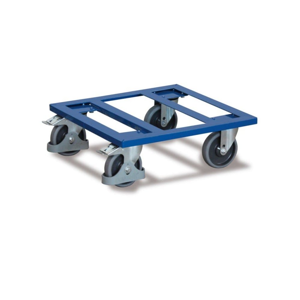 Kistenroller, Rollbrett, 400 kg Traglast, 500x500 mm