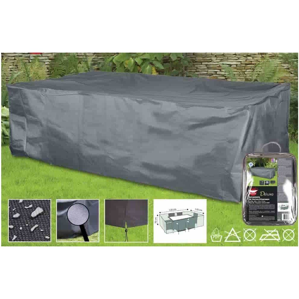Schutzhülle Sitzgruppe Deluxe, 230x135x70cm, Abdeckplane Sitzgruppe, Gartenmöbel