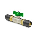 Kugelhahn 20mm, für Trinkwasser, Steckfitting, grün