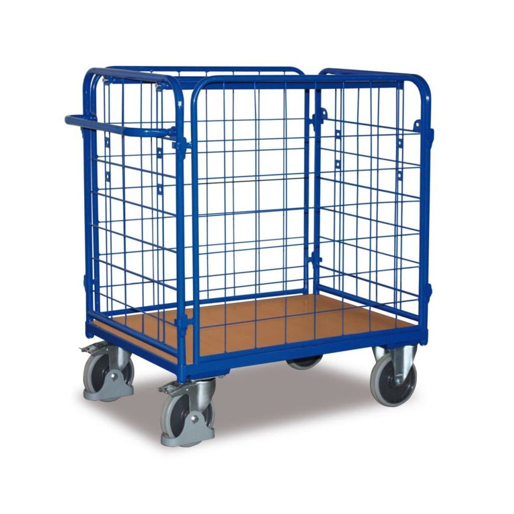 Vierwandwagen, Paketwagen, niedrig, XL, EasySTOP, 500kg