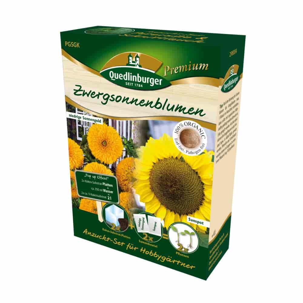 Anzucht-Set Zwergsonnenblumen, Sonnenblumen Samen