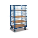 Vierwandwagen, hoch, 3 Böden, XL, EasySTOP