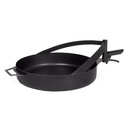 Feuerpfanne 50 cm, Pfanne für Feuerschale, Boni, Naturstahl Grillpfanne