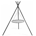 Schwenkgrill Tipi, Dreibein Grill mit Edelstahl Grillrost 70 cm