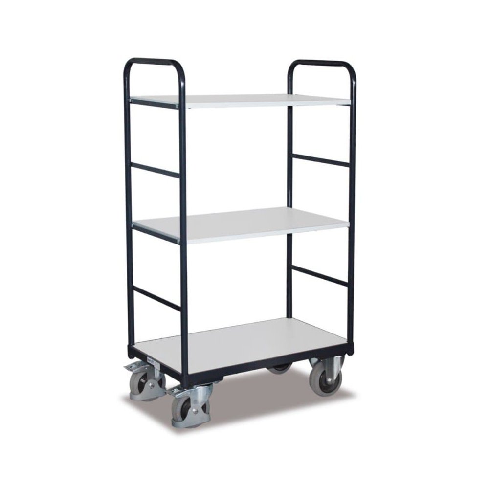 ESD Etagenwagen, hoch, 3 Böden, 250kg Traglast, Werkstattwagen ESD