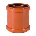 KG Rohr Überschiebmuffe DN 125, KGU Muffe, PVC-U Kanalrohr