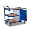 Werkstattwagen, Werkzeugwagen, Montagewagen, 4 Schubladen, EasySTOP
