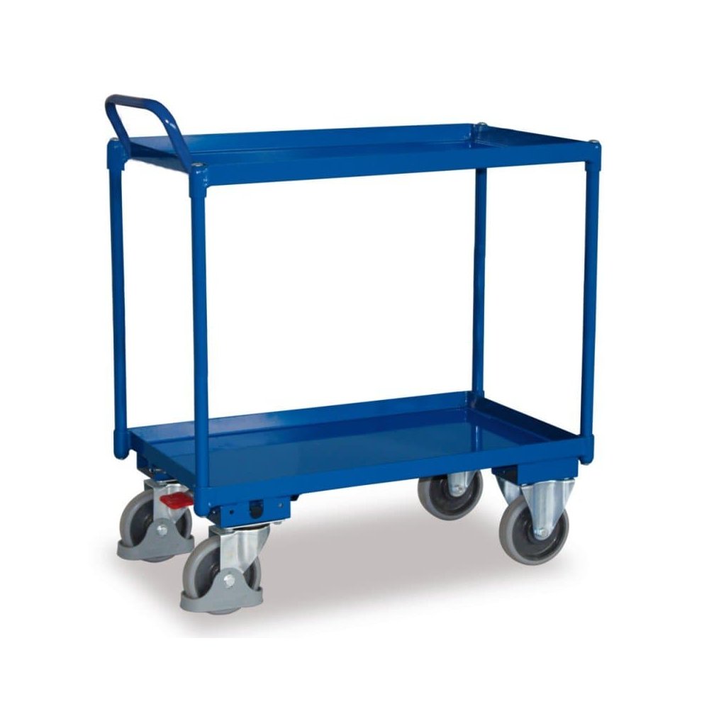 Tischwagen, Etagenwagen, Servierwagen groß, 2 Etagen, 400 kg Traglast