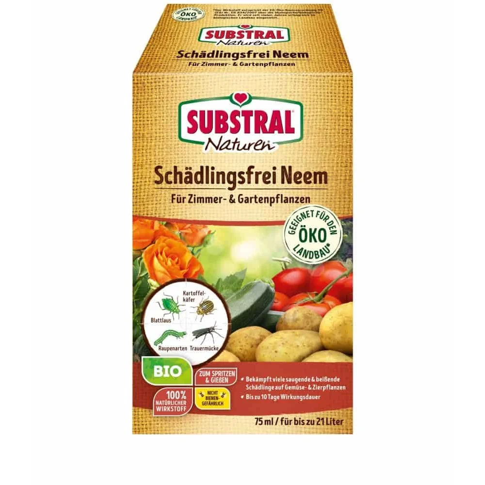 Schädlingsfrei, Bio Schädlingsbekämpfung mit Neemöl, 75 ml