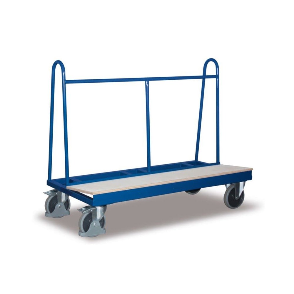 Plattenwagen, Holzladefläche, 500 kg Traglast, Boni-Shop