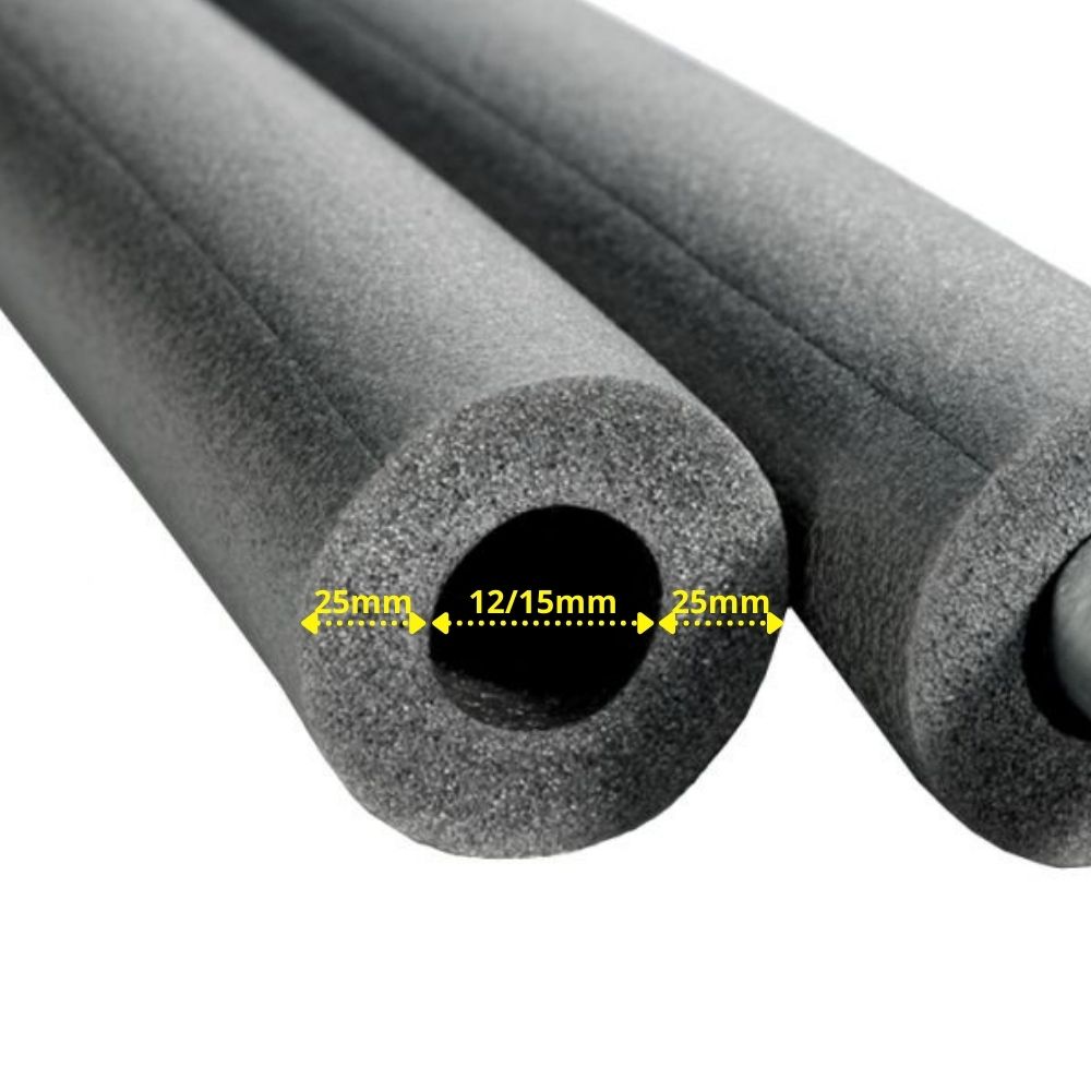 CLIMAFLEX® 1m Isolierschlauch Ø 12/15 mm x 25 mm Dämmung 100% GEG