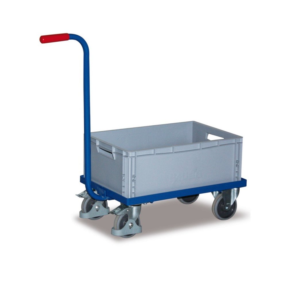 Griffroller, Rollwagen mit Griff, 250 kg Traglast, offene Ladefläche