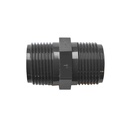 PVC Fitting, PVC Doppelnippel 1", AG x AG, Rohrverbinder