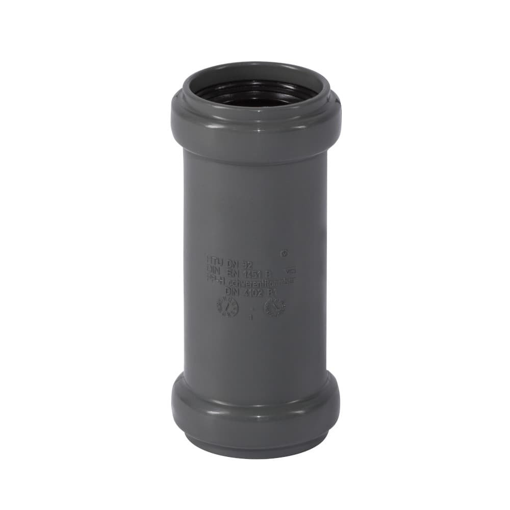 HT Rohr DN 32, Doppelmuffe