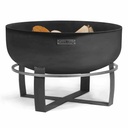 Feuerschale 80 cm, Boni, XXL, Gartenfeuerstelle Stahl