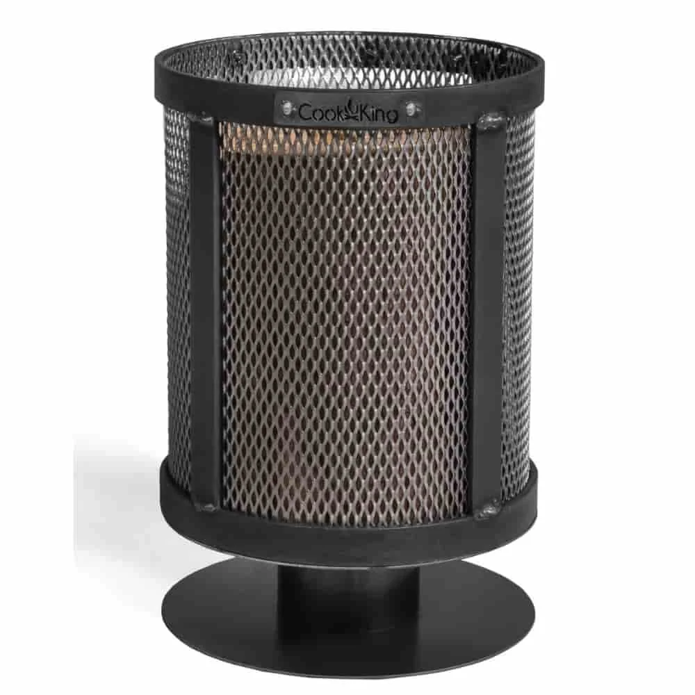 Feuerkorb, Schwedenfeuer, Feuerstelle Garten, 20cm, 3kg Naturstahl
